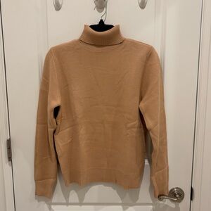 Fleece Lined Turtleneck Sweater